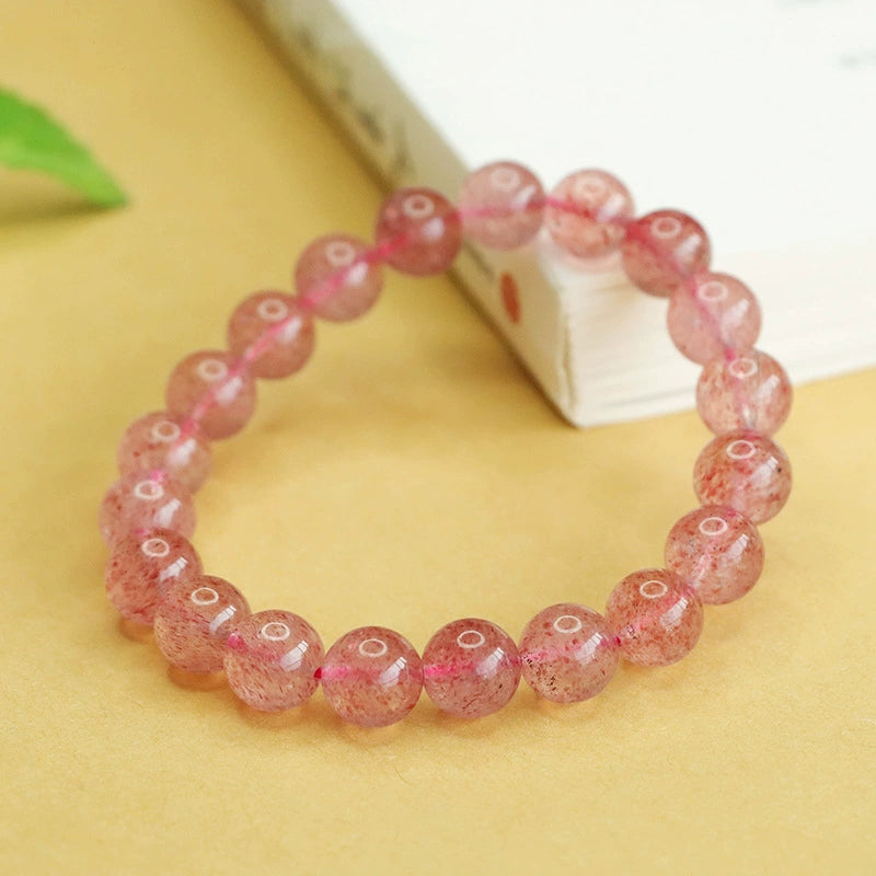 Strawberry Quartz Bracelet