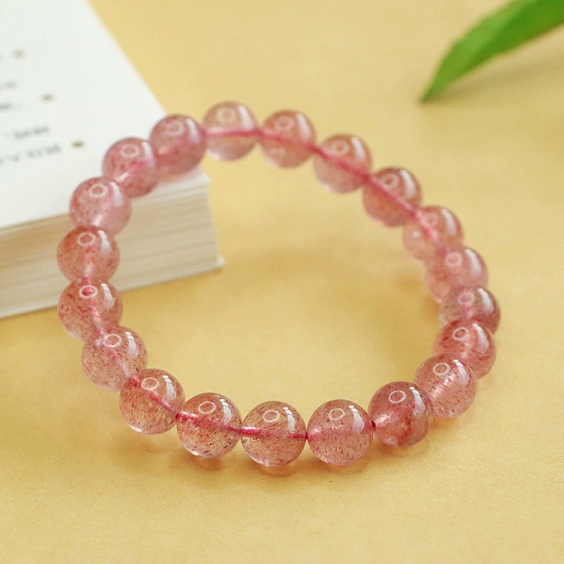 Strawberry Quartz Bracelet