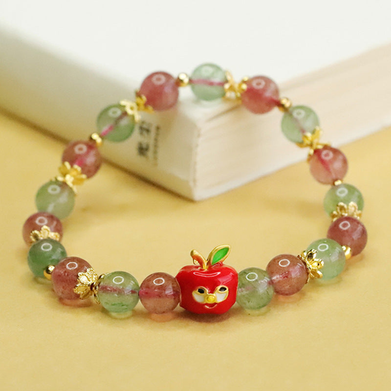Red & Green Strawberry DIY Bracelet