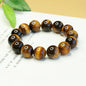 Yellow/Red/Colorful Tiger Eye Beaded Bracelet - Stone of Courage