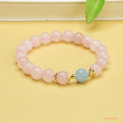 Rose Quartz DIY 8mm Bracelet