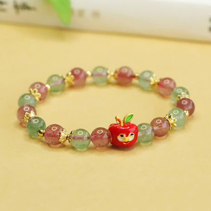 Red & Green Strawberry DIY Bracelet
