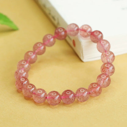 Strawberry Quartz Bracelet