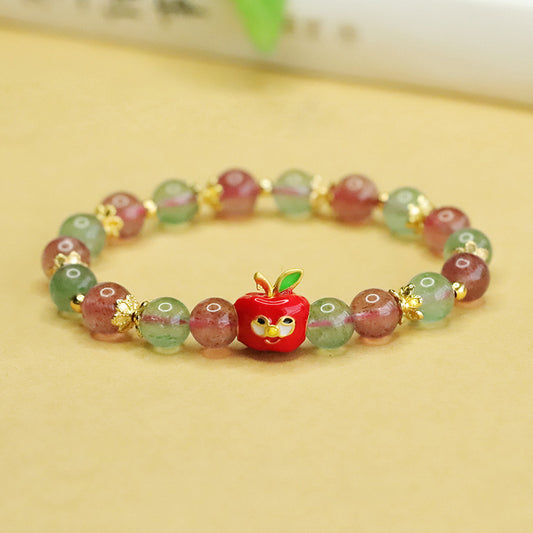 Red & Green Strawberry DIY Bracelet