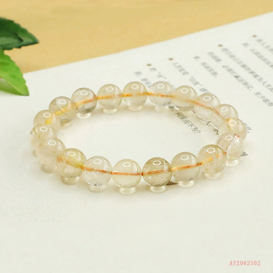 Rutilated Quartz  Bracelet